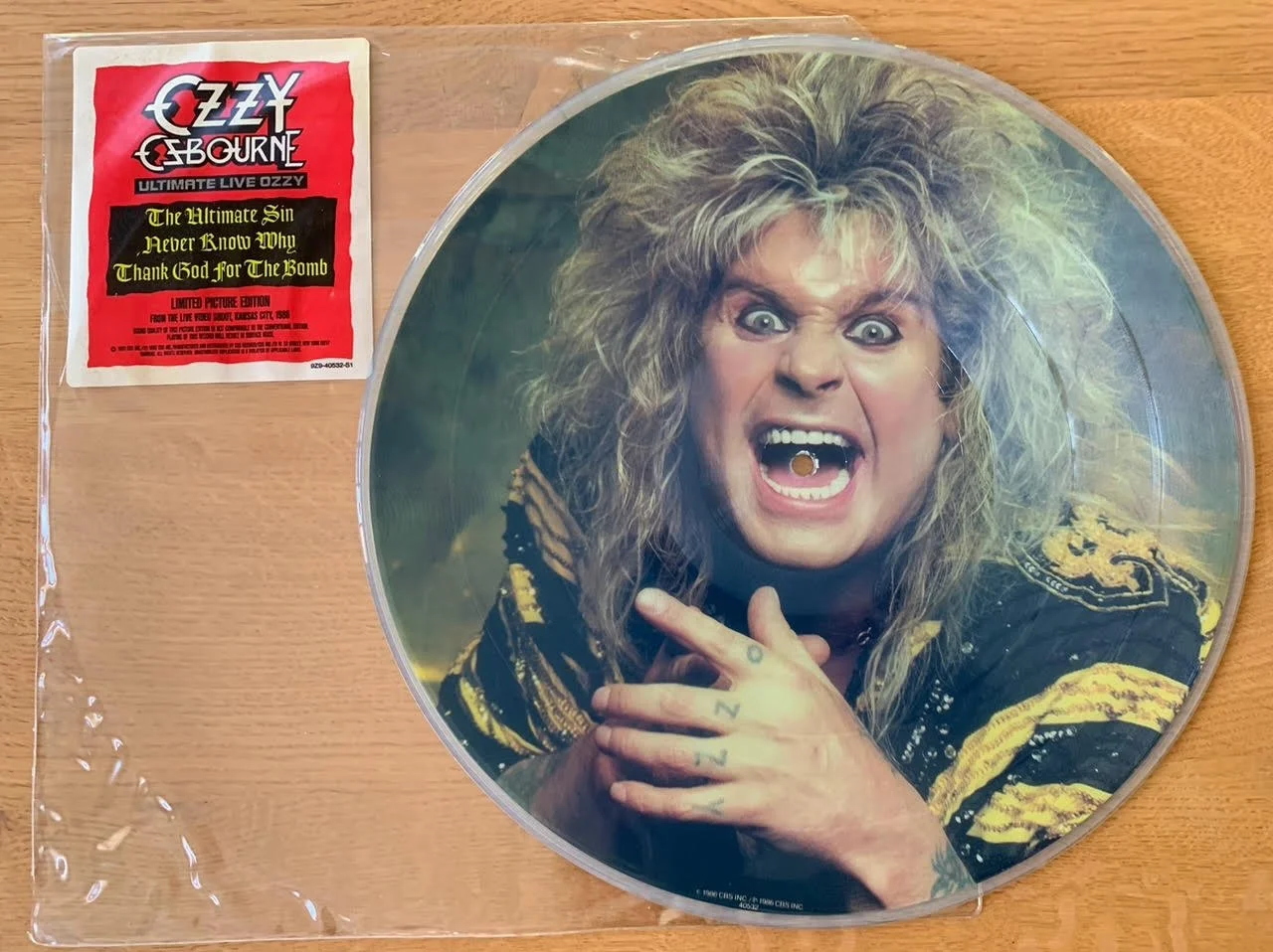 Ozzy Osbourne: Ultimate Live Ozzy Picture Disc — Cerphe's Indie
